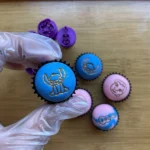 Carimbo para Brigadeiro Alien Azul – Marcador Decorativo - Image 2