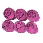 Carimbo para Brigadeiro Princesa de Cabelos Longos – 6 Peças – Decorador de Doces Gourmet - Image 2