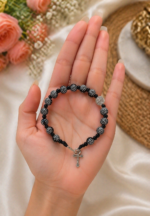 Pulseira Terço São Bento Preta - Importado do Brasil Feiro a Mão - Imagem 2