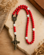 Terço São Bento Vermelho - Importado do Brasil