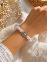 Terço Pulseira São Bento Pérola - Importado do Brasil - Imagem 2