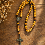 Terço São Bento Madeira Feito à Mão