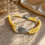 Terço Pulseira São Bento Pérola - Importado do Brasil