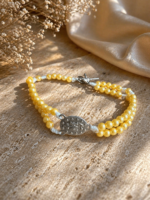 Terço Pulseira São Bento Pérola - Importado do Brasil