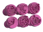 Carimbos para docinhos Arca de Noé - Imagem 8