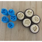 Carimbos para docinhos brigadeiros temáticos fazendinha