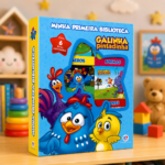 Minha Primeira Biblioteca Galinha Pintadinha – Kit com 6 mini livros Infantil Importado do Brasil